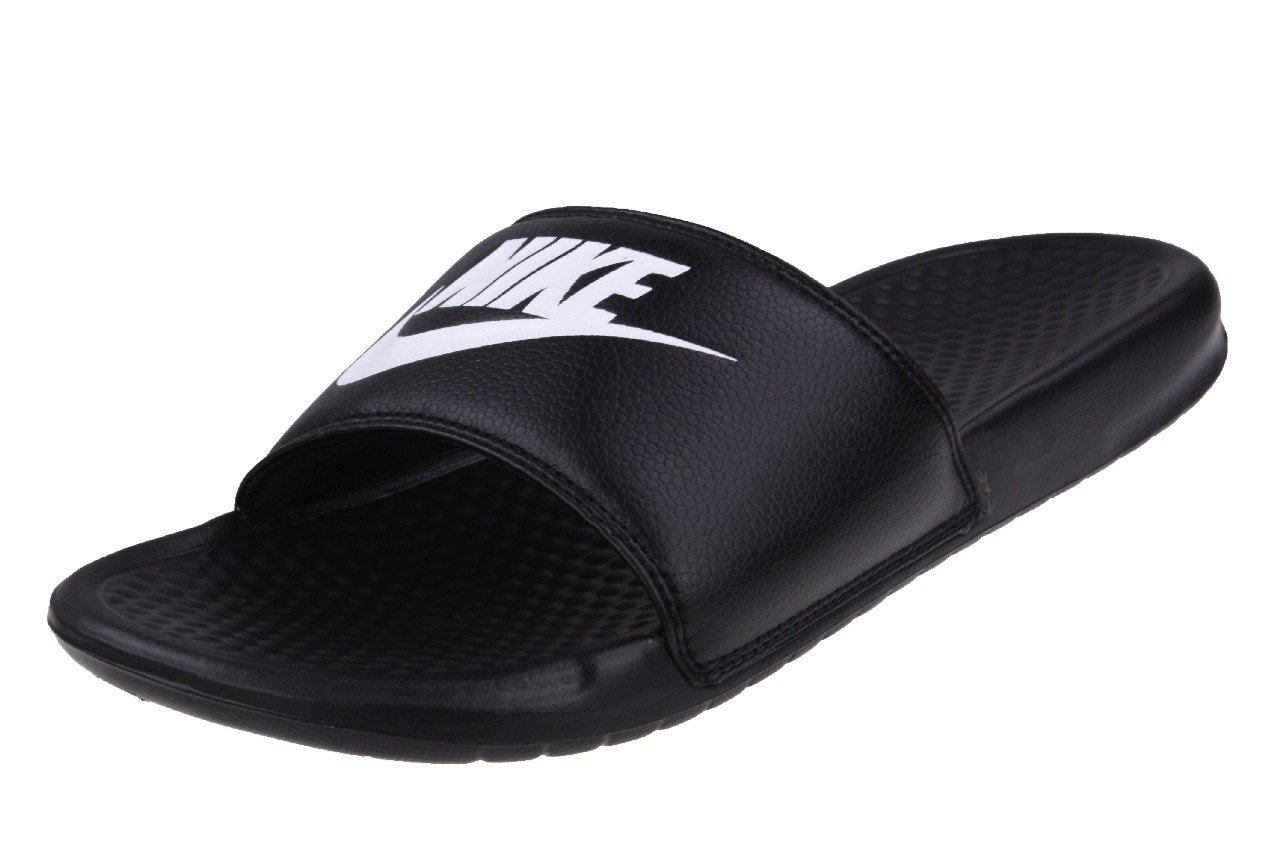 Nike Men's Benassi Solarsoft Slide (12, Black/Anthracite) on