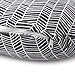Kids N' Such Minky Nursing Pillow Cover for Breastfeeding Pillows, Herringbone