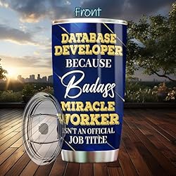MONIZILUCKY Database Developer Tumbler Stainless