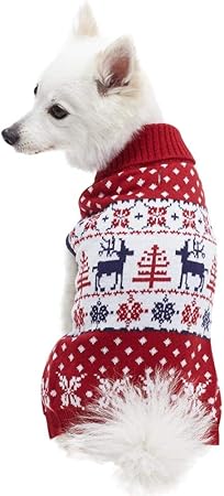 matching christmas sweaters for dog and owner