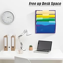 EASEPRES 5 Pocket Mesh Hanging Wall File