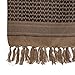 Premium Military Shemagh Scarf Tactical Desert Arab Head Neck Scarf Wrap (Khaki)