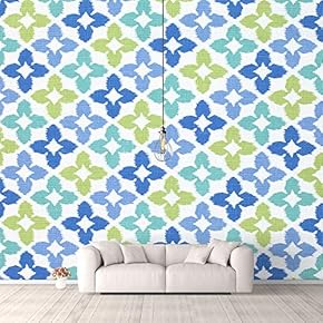 Wall Murals for Bedroom Traditional Flower Pattern Removable Wallpaper Peel and Stick Wall Stickers - 66x96 inches