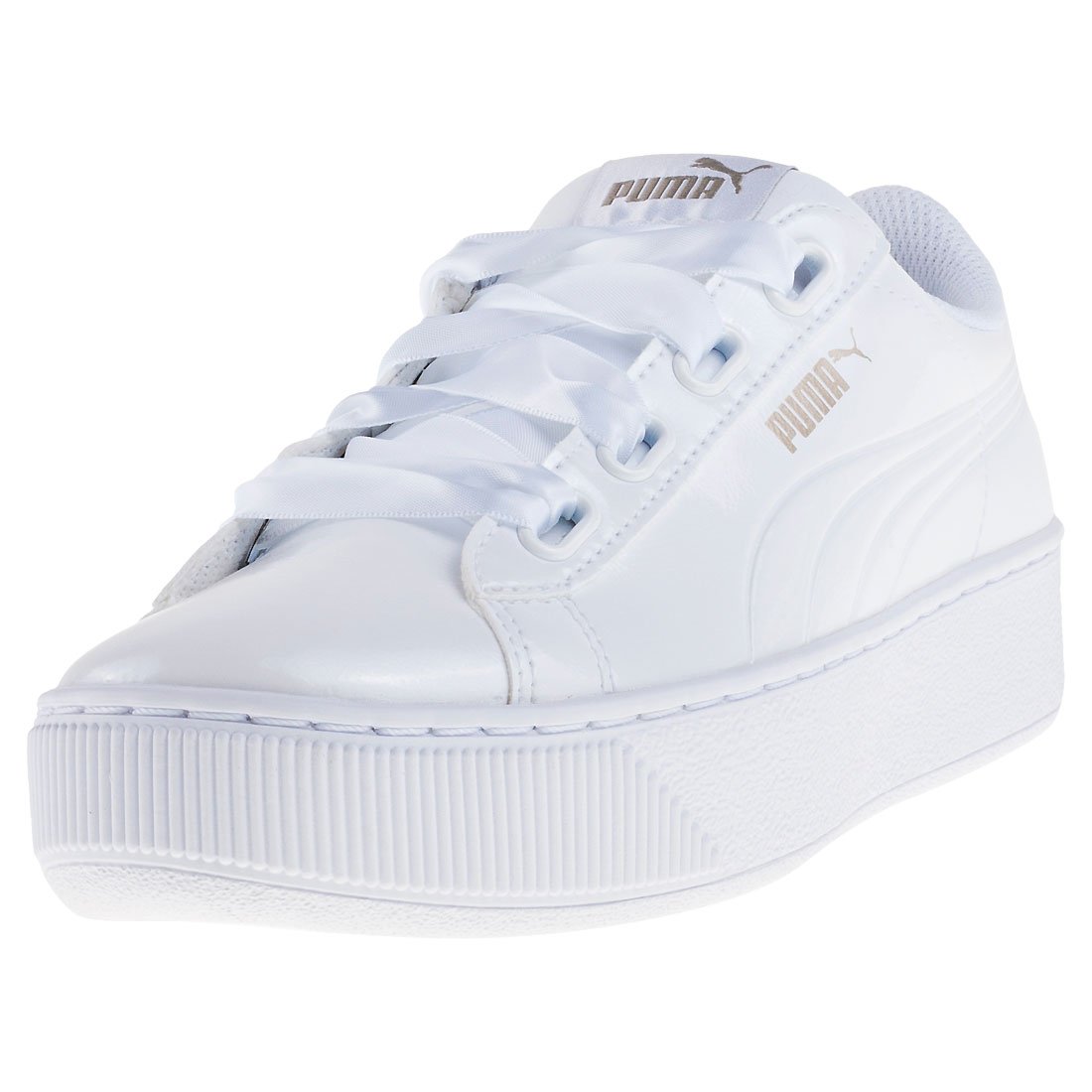 puma women's vikky platform ribbon p sneaker