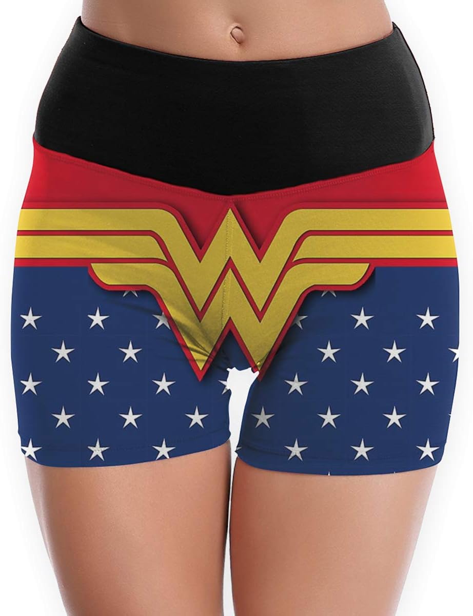 Avenger Wonder Woman Yoga Shorts Pants Women Running Avenger Wonder Woman Yoga Shorts Pants Women Running