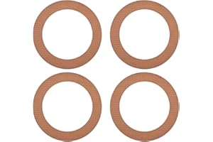 WQSING 4X 6649871 6512424 Clutch Plate Compatible with Bobcat 371 444M 500 600 610 611 Skid Steer Loader Drive Train Clutch Lining Disc Friction