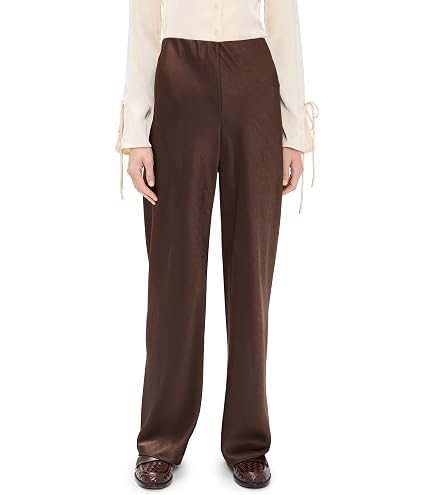 vince high rise cigarette pant Vince Women's Mid-Rise Slim Cigarette Pants Boasting versatility that transcends seasons occasions Vince High Rise Cigarette Pant