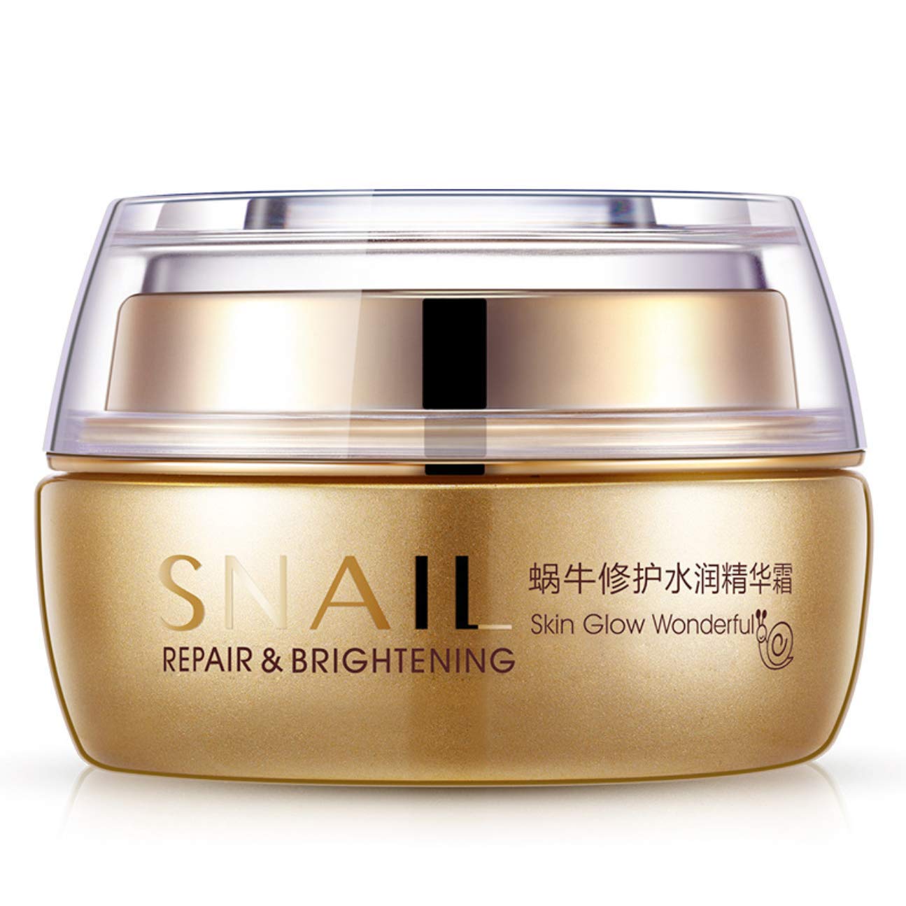 BIOAQUA SNAL Repair Whitening & Brightening Cream Skin Glow Wonderful Vitality Impart 50g