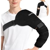 REVIX Youth Shoulder Arm Ice Pack Wrap for Pitcher, Reusable Ice Arm Sleeve | Ice Pack for Volleyball Player &amp; Athletes, Cold Therapy for Shoulder &amp; Elbow, Throwing Recovery, Muscle Relax &amp; Daily Use