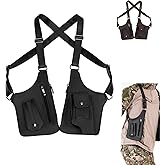 ocalil Double Shoulder Armpit Bag, 2025 New Men Anti-Theft Underarm Wallet Pocket Holster Phone Leisure Double Shoulder Pouch