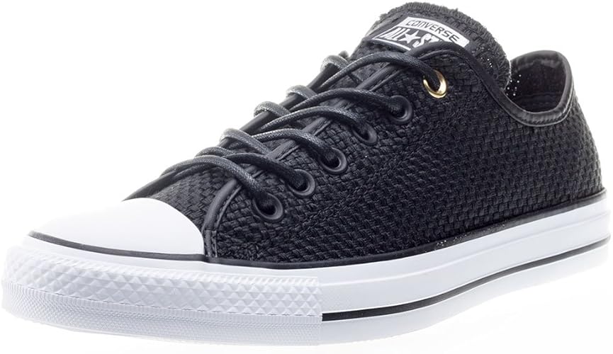 converse black all star oxford trainers