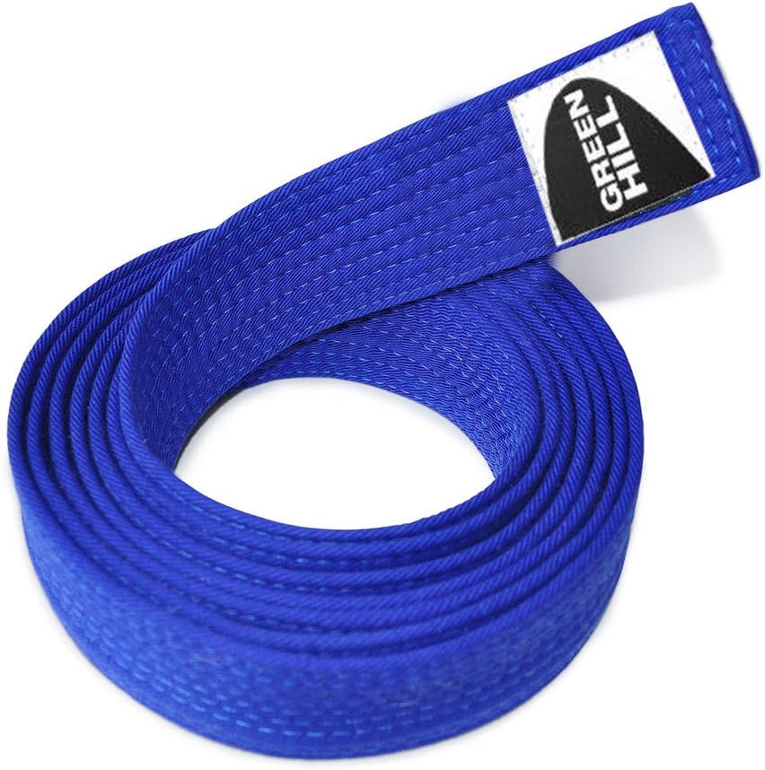 GREEN HILL Cintura Judo Colorata Belt Karate Arti Marziali Bianco Giallo Arancione Verde Rossa