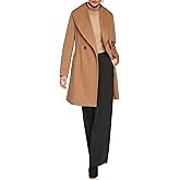 DKNY Women's Shawl Collar Wool Coat