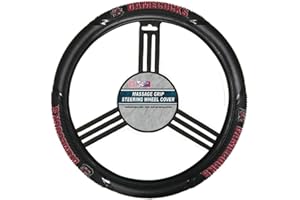 Fremont Die NCAA Unisex-Adult Massage Grip Steering Wheel Cover