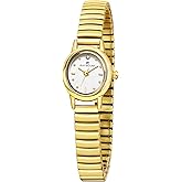 FORSINING Watches for Women Ladies Quartz Wrist Watches with Stainless Steel Band
