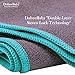 DubeeBaby Microfiber Hot Yoga Towel Non Slip Absorbent for Yoga Mat 24x72 inch Gray