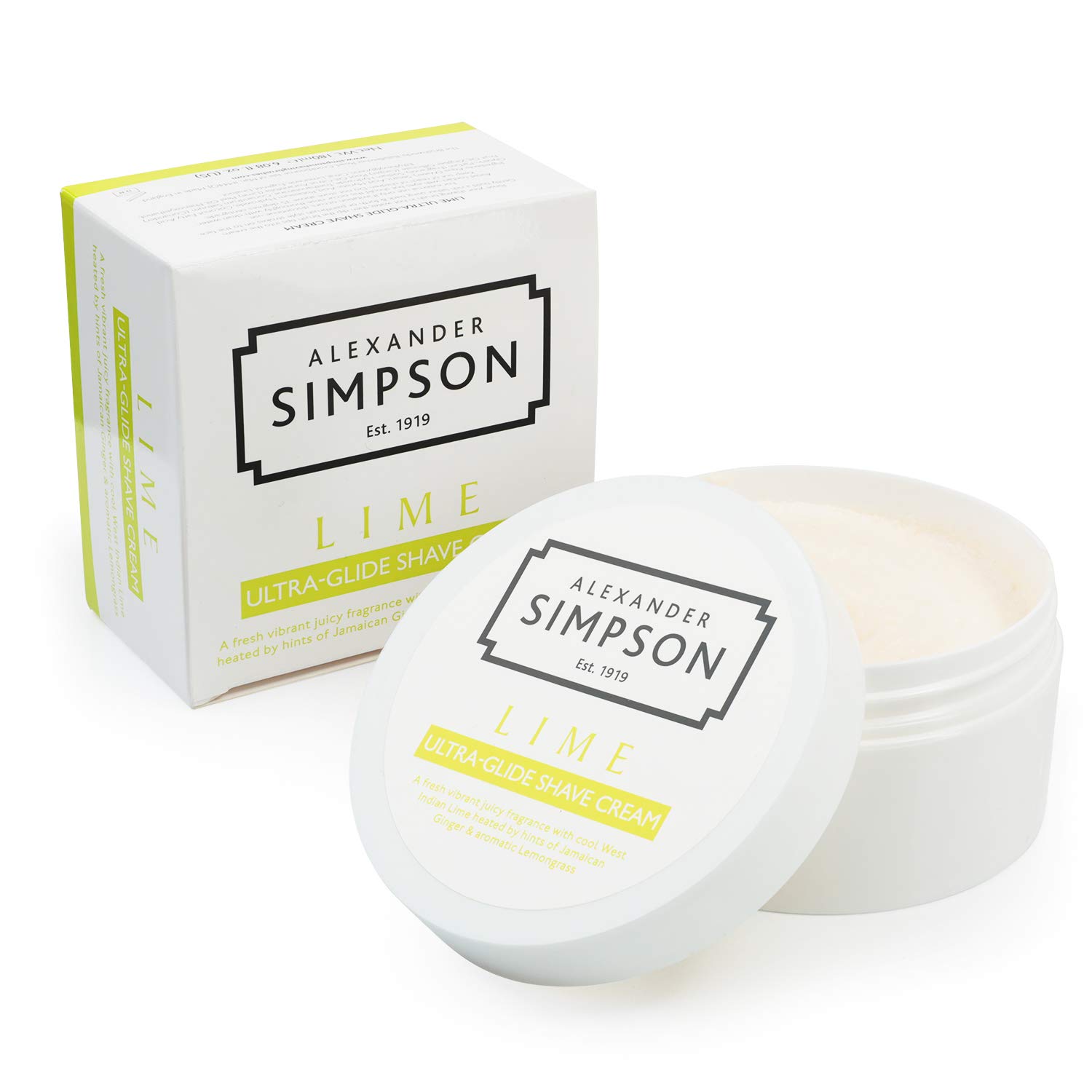 Simpsons lime ultra-glide shaving cream