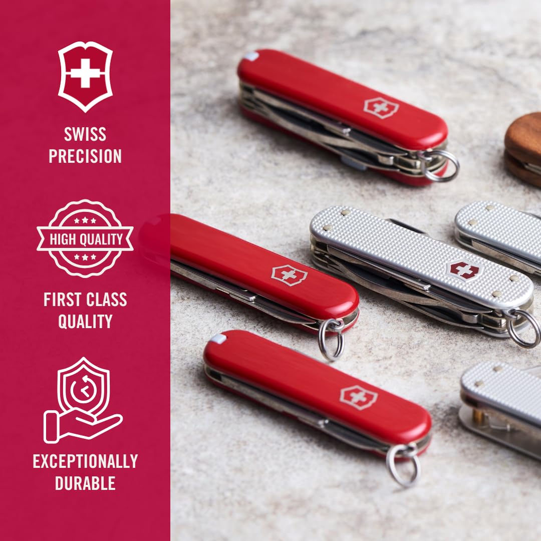 Victorinox Schweizer Taschenmesser, Jetsetter, Multitool, Swiss Army Knife mit 7 Funktionen, Kapselheber, Phillips-Schraubendreher 0/1, magnetisch 6