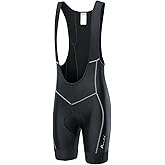 Przewalski Men’s 3D Padded Cycling Bike Bib Shorts, Bicycle Biking Bib Shorts