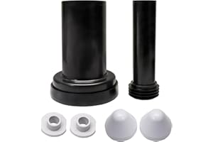 PuritySage Wall Hung Toilet Hidden Tank Drain Pipe Set - Durable Plastic, Compatible with TOTO THU334#01 - Includes Drain and