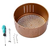 Air Fryer Replacement Basket 3.7QT For Power,Air fryer Accessories for Gowise USA, Non-Stick Fry Basket