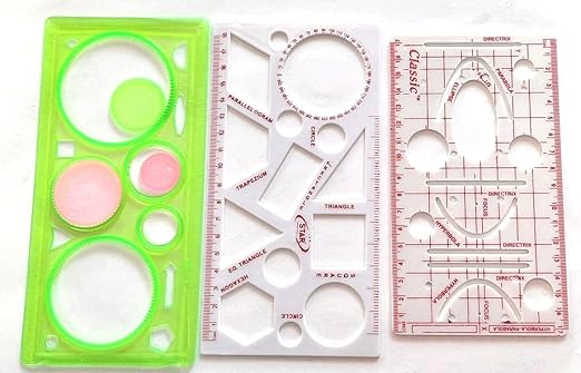 JOEJOE Hyperbola Parabola Template Drafting Engineering, Architecture ...