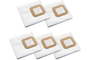 INTHVKIL 9637 Central Vacuum Filter Bags Fit for Vacuflo Maxum 3/DB3000 Central Vacuum Replacement for Clean Shield Central Vacuum Disposable Bags 5 Pack