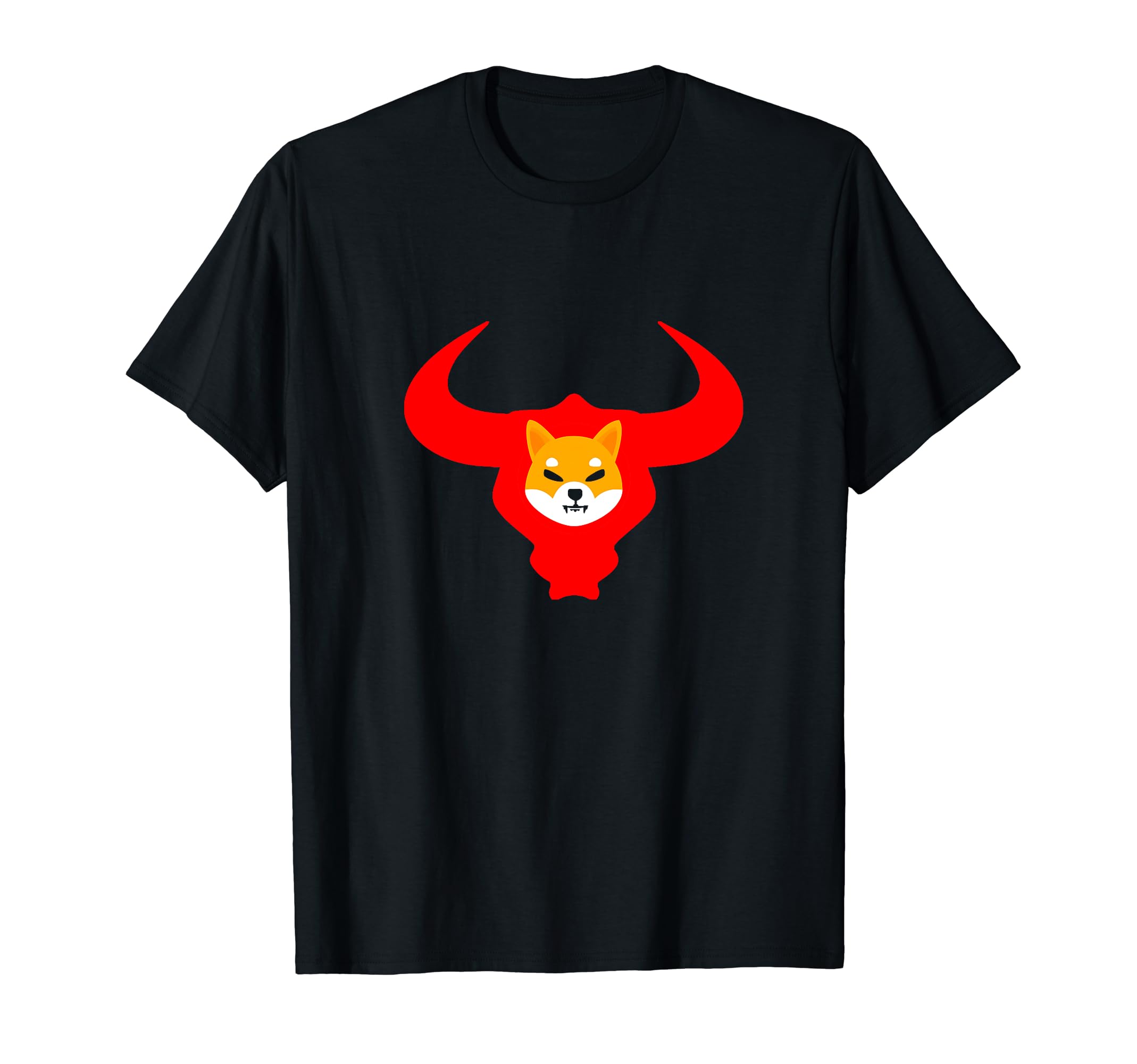 Shib Coin Bull Cryptocurrency Digital Currency Lover Hodler T-Shirt