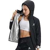 HOTSUIT Sauna Suit Women Machine Washable Sweat Sauna Jacket Pants Anti Rip Sweat Suits for Gym Workout