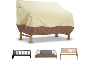 Patio Sofa Cover Loveseat, 210D Waterproof Outdoor Sofa Covers Lawn Anti-UV Furniture Protective Cover with Handles and Bag (
