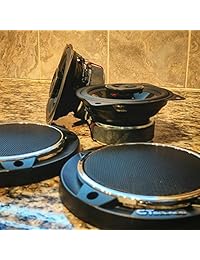 Juego de bocinas para puerta de audio coaxial de 4 pulgadas para audio de coche Strato - par