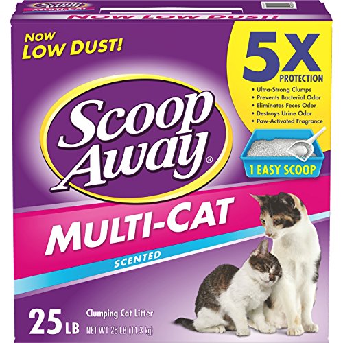 Scoop Away Multi-Cat, Scented Cat Litter, 25 Pounds