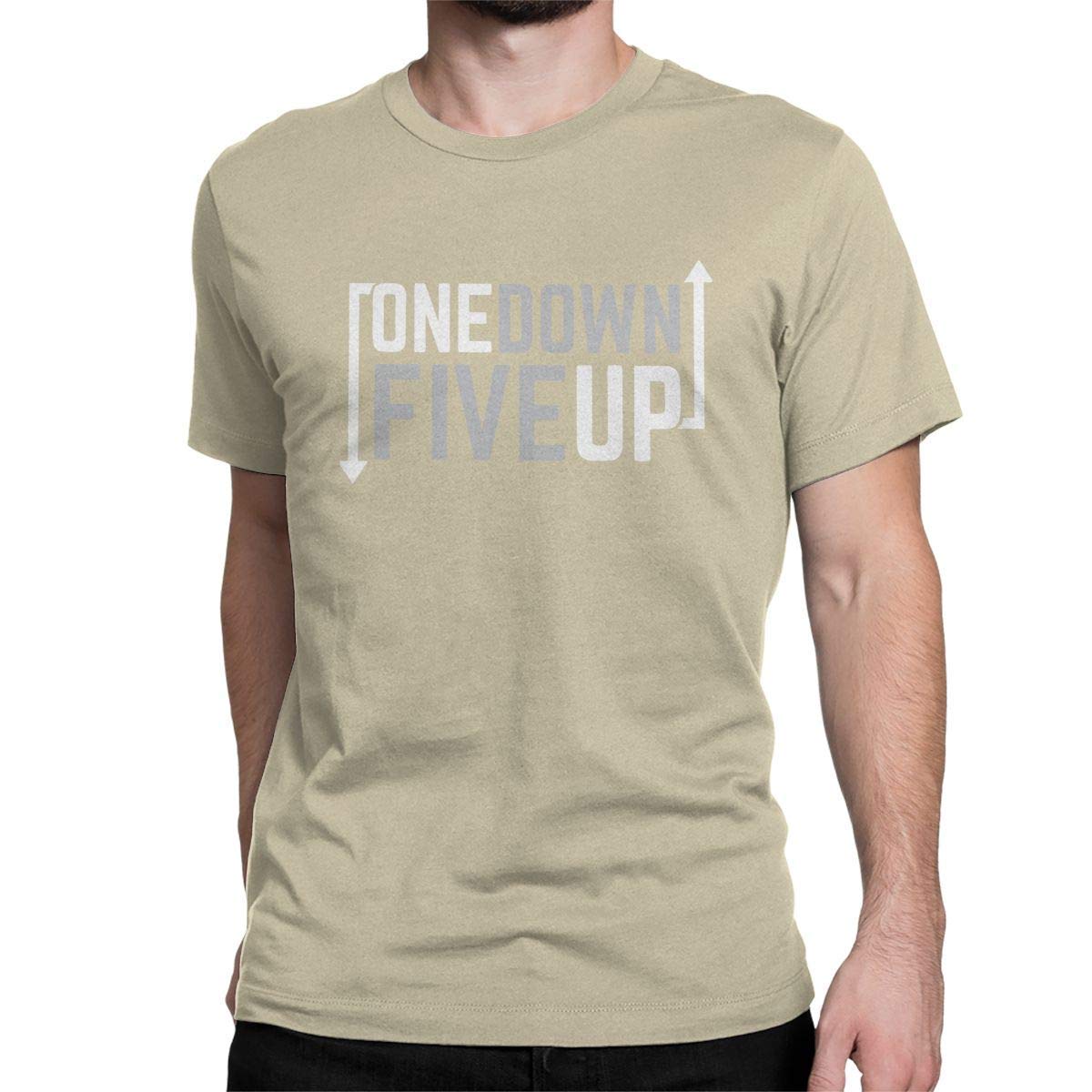 Motorcycle One Down Five Up Novelty Graphic T Shirt Gear Shift Gear