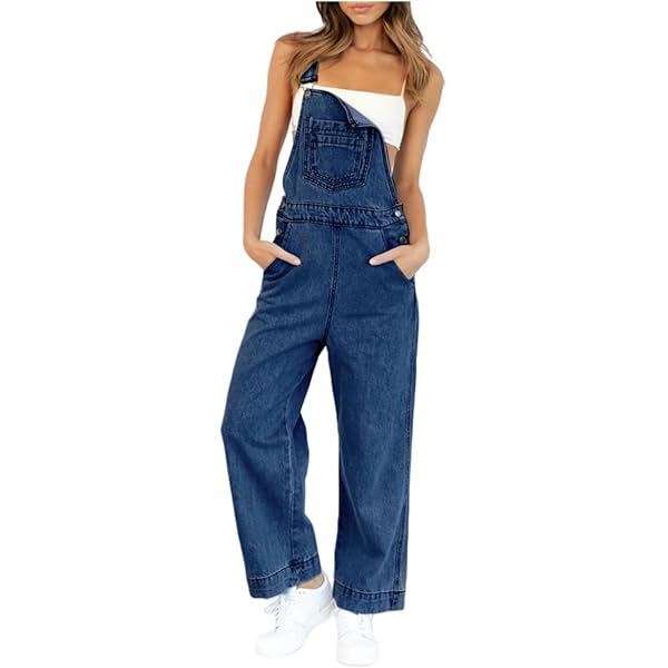 Monos Vaqueros De Mezclilla Para Mujer 2019 Overol Casual Largos