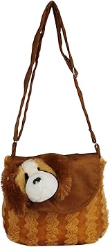 Flap Dog Cartoon Bag for Kids/Baby/Boys/Girls (Brown) by The Lovely Toys