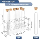 OLYCraft 18-Well Acrylic Test Tube Rack 18 Sockets 10ml 17mm Dia Holder view 2