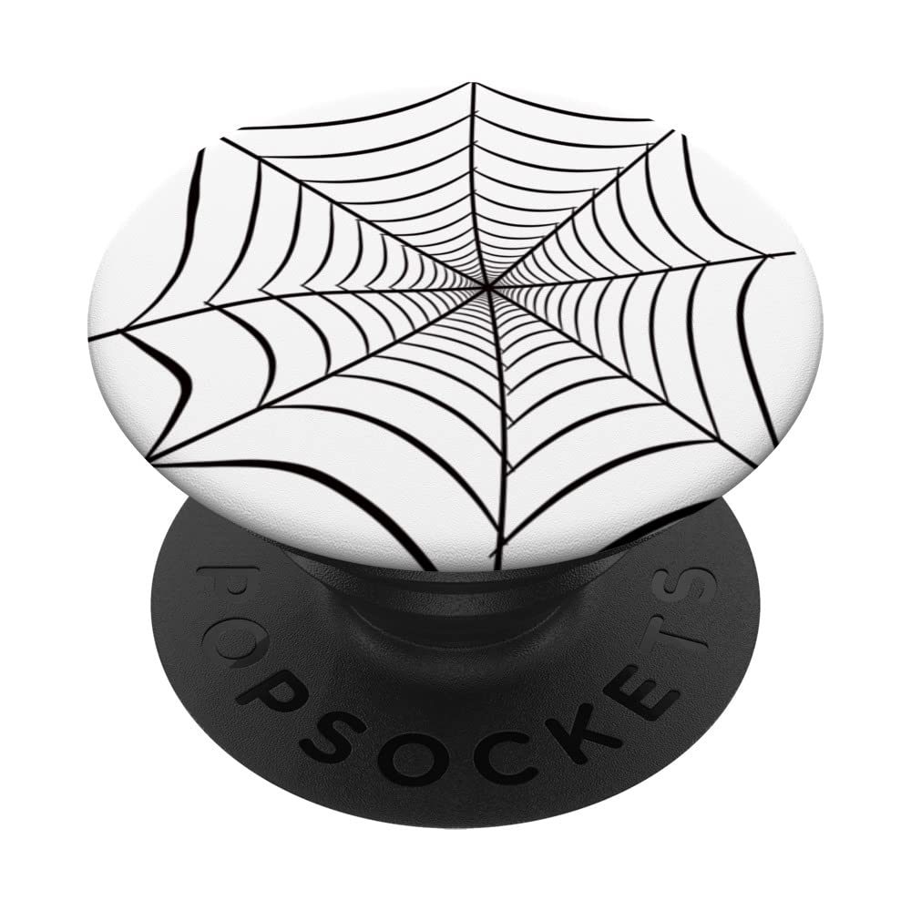 Spiderweb. Halloween Cobweb for Men, Women, Kids. Spider Web PopSockets Swappable PopGrip