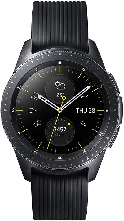 Samsung Galaxy Watch 42mm SM-R810 Black Certified Renewed Classic Design