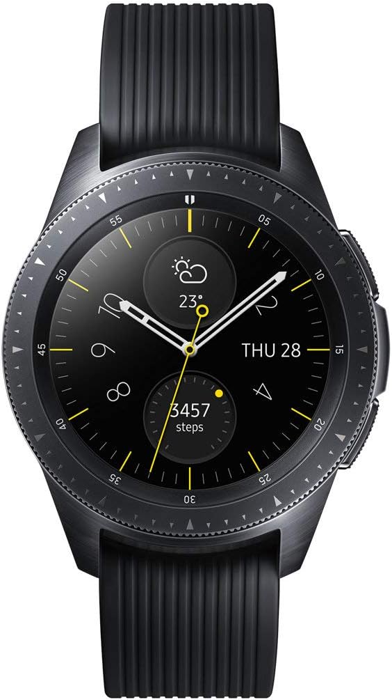 Samsung Galaxy Watch 42mm SM-R810 Black Certified Renewed Classic Design