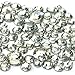 400 pcs 2mm - 6mm Resin clear crystal round Rhinestones Flatback Mix SIZE ~ M1-23