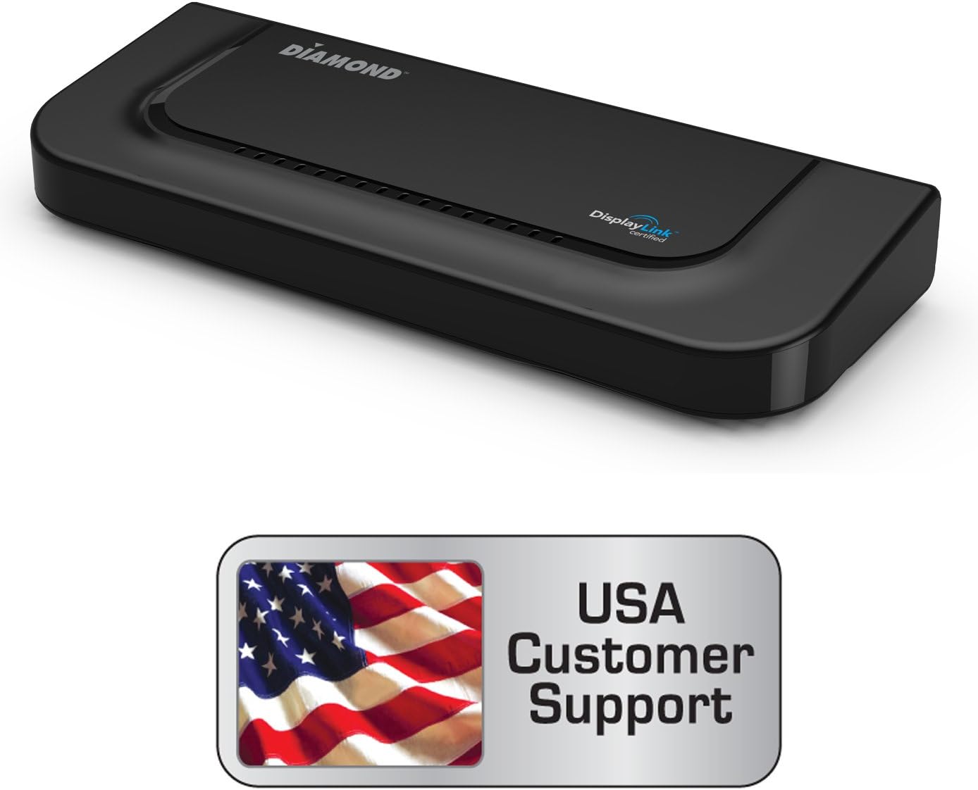 Diamond Multimedia Ultra Dock Dual Video USB 3.0/2.0 Universal Docking Station with Gigabit Ethernet, HDMI and DVI Outputs Audio Input and output for Laptop, Ultrabook, Macbook, Windows 10, 8.1, 8, 7, XP,Mac OS and Android 5.0 and higher. Display Link Certified, DL- 3900 Chip (DS3900V2),Black: Computers & Accessories