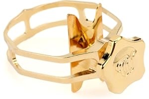 Theo Wanne Enlightened Ligature T-XL - Premium Pressure Plate Kit - Alive Gold plate, and Titanium, Stainless Steel, Vinified, and Heavy Copper Pressure Plates – Made in USA