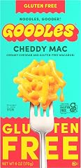GOODLES Gluten-Free Cheddy Mac 1-Pack, 6oz - 13g Protein | 4g Fiber per serving