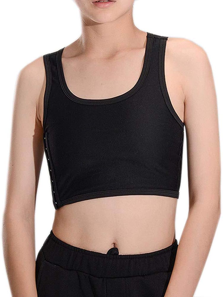 GongLee Chest Binders for Transgenders Cosplay Women Chest Binder Cotton with Silver Ion Antibacterial Technology