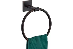KOKOSIRI Hand Towel Holder Wall Mounted Towel Ring Bathroom Accessories Shower Towel Hanger Rack Stainless Steel Oil Rubbed Bronze, B3010OBR