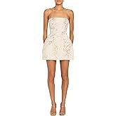 Amanda Uprichard Women's Bethany Strapless Skort Romper