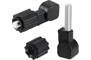 HDWGGD RV Propane Tank Cover Screw Nut 40547 Thumb Screw Nut Kit Compatible with Camco Propane Tank Cover Lid, Camper Tank Cover Screws for Propane Tank Cover Cap 2-Pack