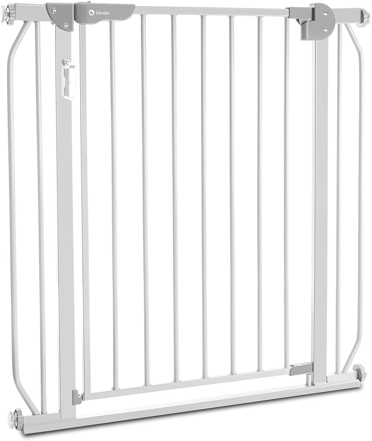 Lionelo Truus Slim LED, Two-Way Opening Baby Safety Gate with Integrated LED Light, Drill-Free Easy Installation - Image 3