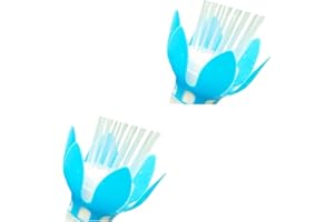 MAGIC POOL FOUNTAIN Water Powered Swimming Accessory Sprinkler Aerates with Color Changing LED Light Bulb for Use with 1.5 Inch Outlets (2 Pack)