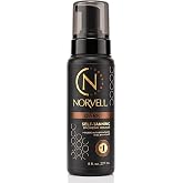 Norvell Sunless Dark Self Tanner Mousse with Bronzer 8 fl oz &ndash; Instant Natural Looking Fake Tan for a Bronzing Glow, Streak Free, Fast Drying, Long Lasting Sunless Tanning Color
